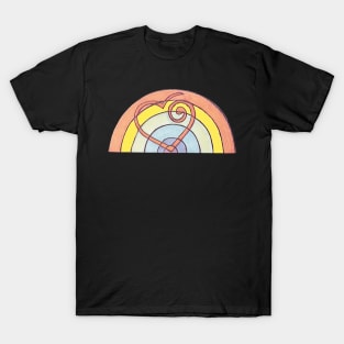 Rainbow heart 2 T-Shirt